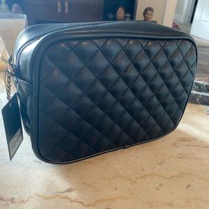 Black purse, black cross body purse